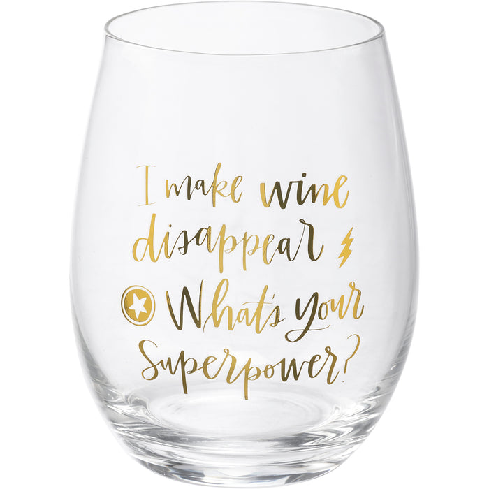 Wine Glass - Wine Disappear Superpower